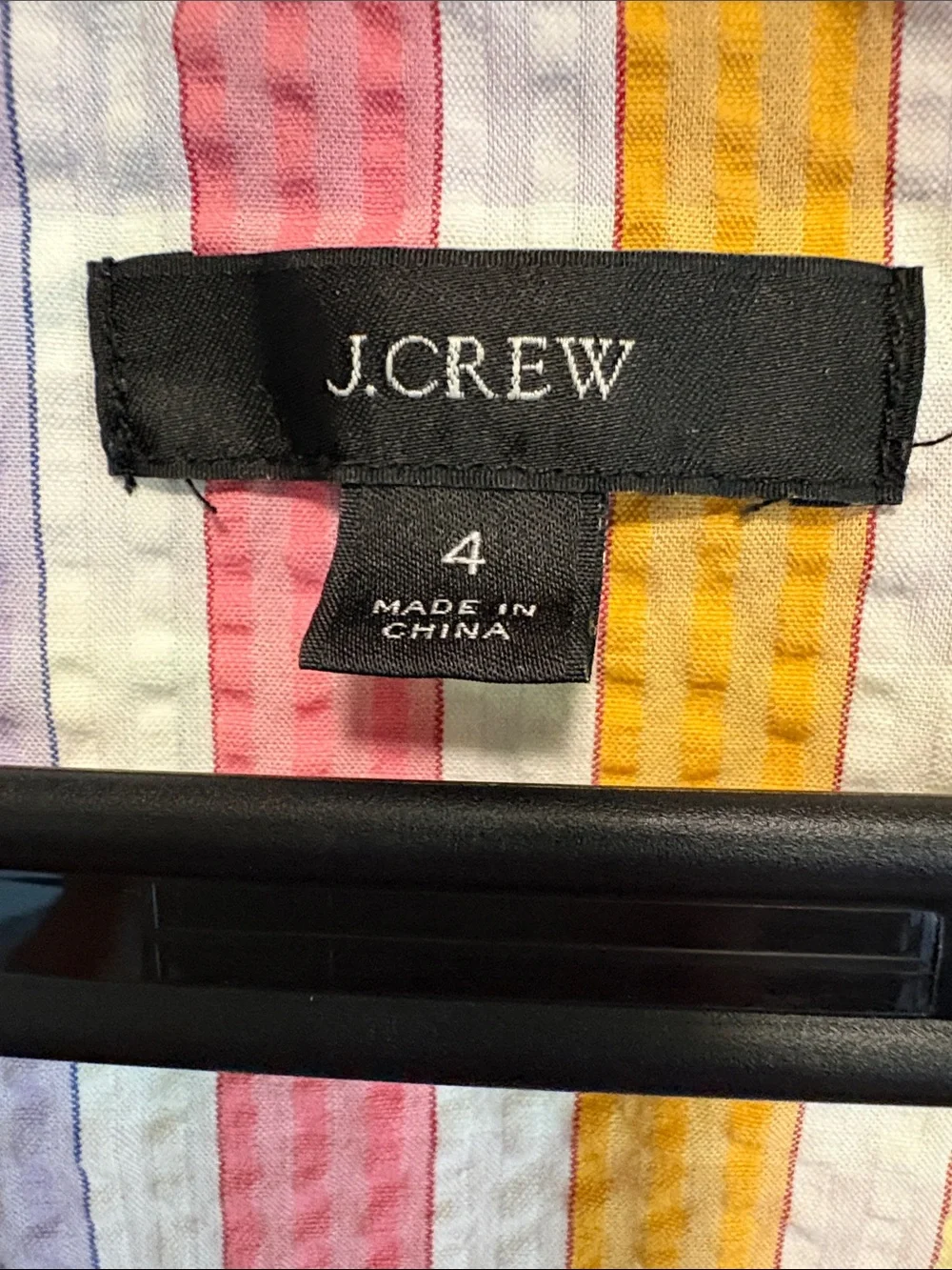 J. Crew Pastel Rainbow Striped Tiered Midi Dress